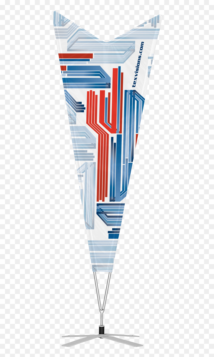 This Bowflag® Premium Model Has An Arrow-shaped Custom - Clip Art, HD Png Download - wind arrow png