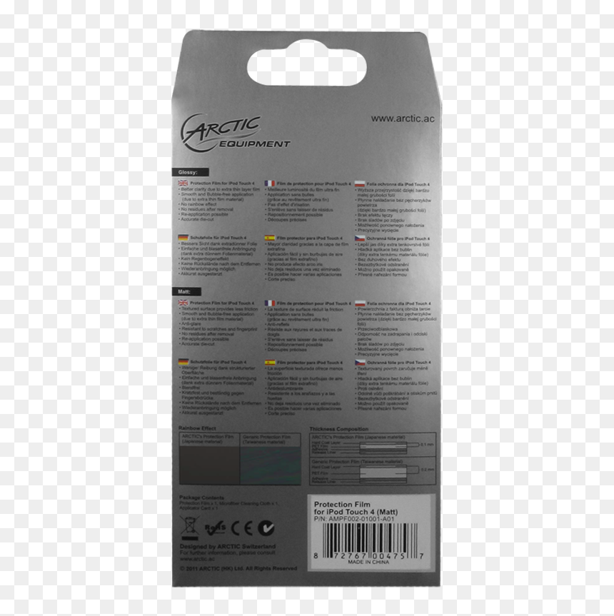 Protection Film For Ipod Touch - Tape Measure, HD Png Download - film scratches png