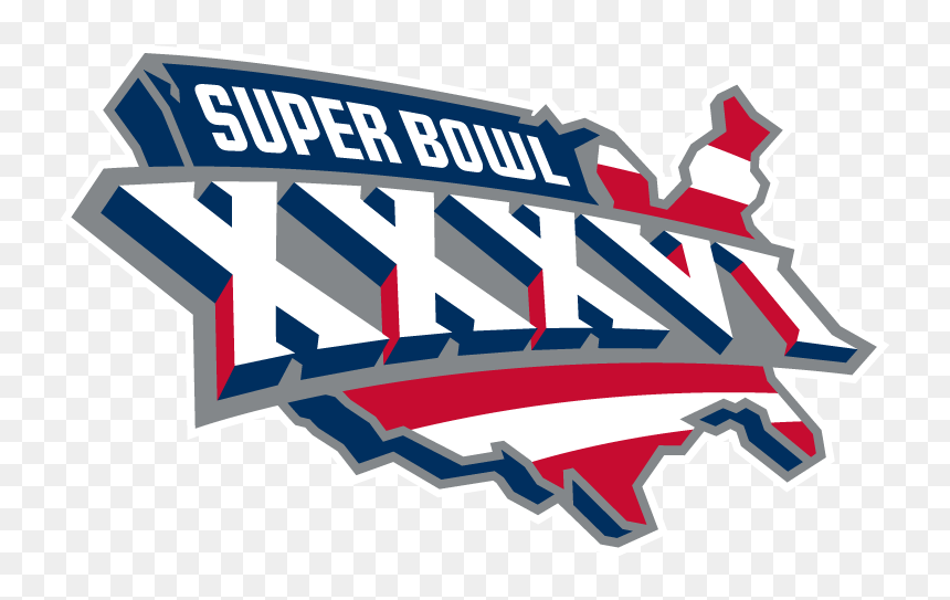 2001 Super Bowl Logo, HD Png Download - superbowl png