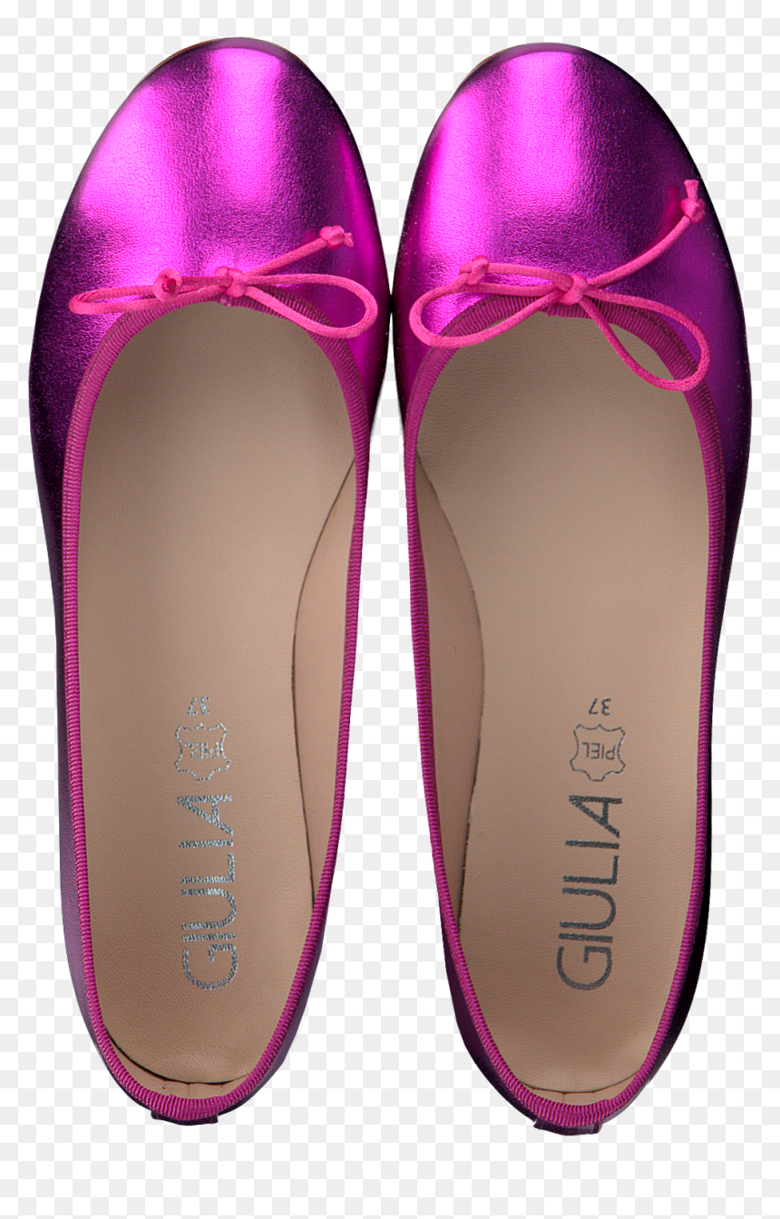 Pink Giulia Ballet Pumps G - Ballet Flat, HD Png Download - ballerina shoes png