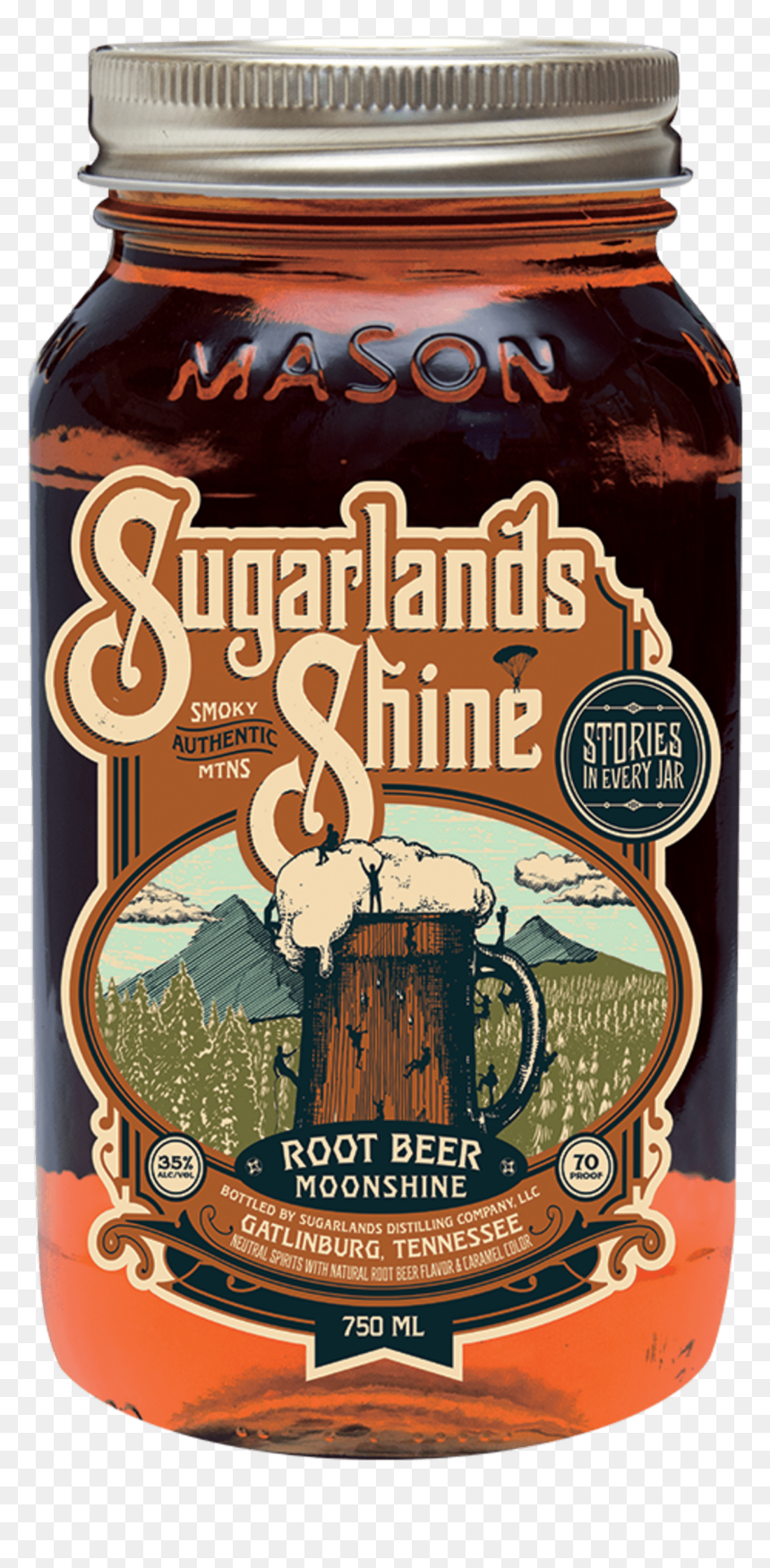 Root Beer Moonshine , Png Download - Sugarlands Root Beer Moonshine, Transparent Png - moonshine png