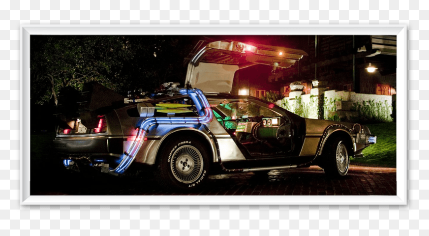 Back To The Future Screen Saver, HD Png Download - back to the future car png