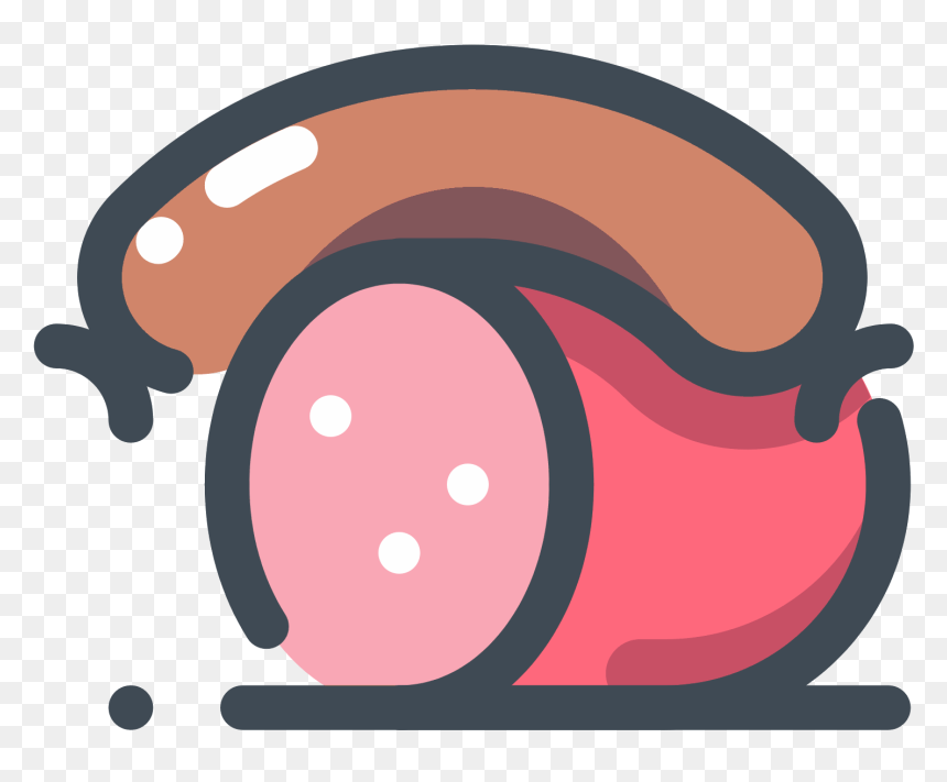 Food Slice Meat Steak Grill Churrasco Coating 30 Icon - Food, HD Png Download - grill clipart png