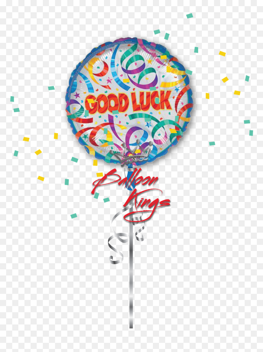 Good Luck Confetti - Small Good Luck Balloons, HD Png Download - good luck png
