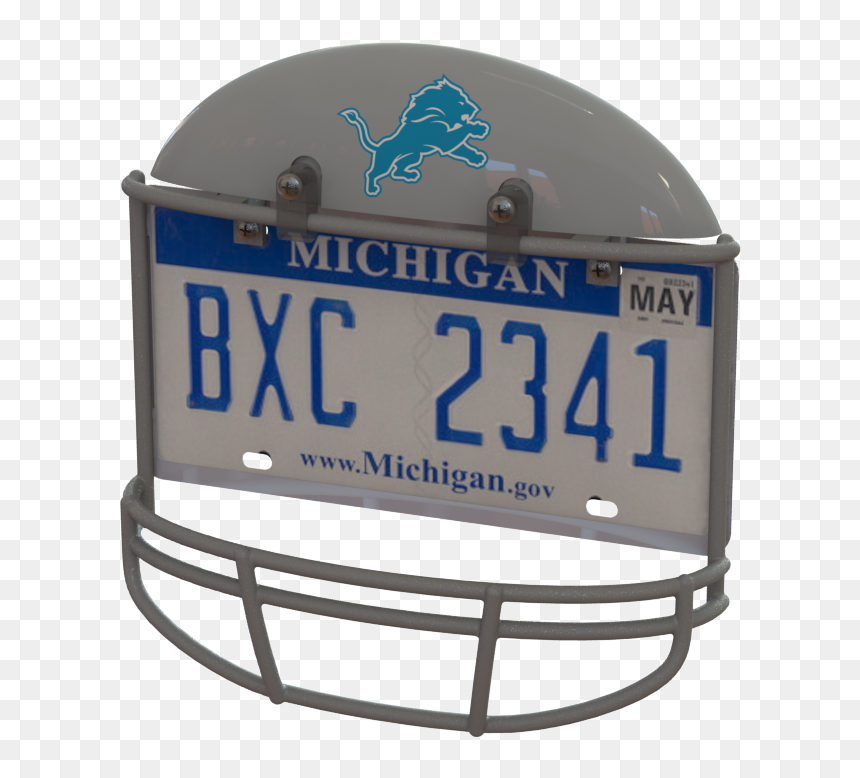 Detroit Lions Helmet Frame - Sign, HD Png Download - detroit lions png