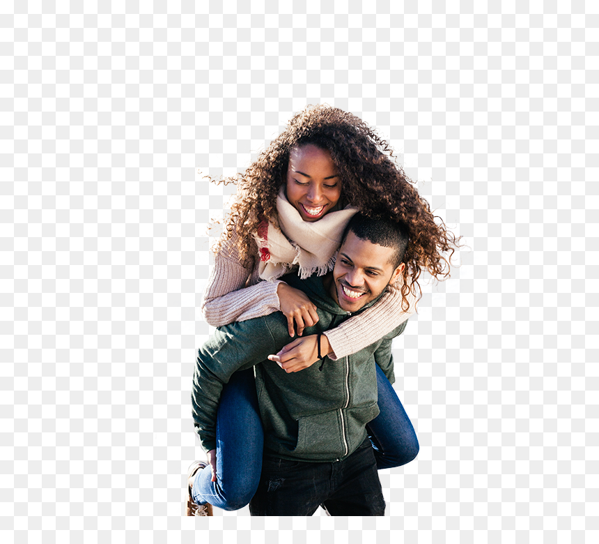 Happy Couple Smiling - Girl, HD Png Download - happy couple png