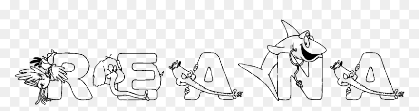 Letra N Para Colorear, HD Png Download - cute animals png