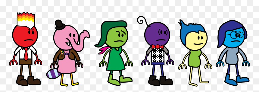 [gang 12] - Cartoon, HD Png Download - inside out characters png