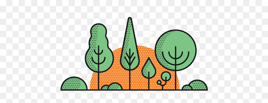 Illustration, HD Png Download - tree from above png