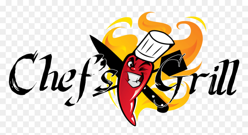 Grill Clipart Grill Chef - Chef Grill Pic Logo, HD Png Download - grill clipart png
