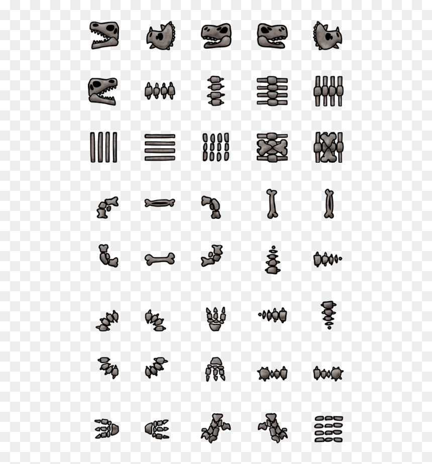 Vector Graphics, HD Png Download - dinosaur bones png