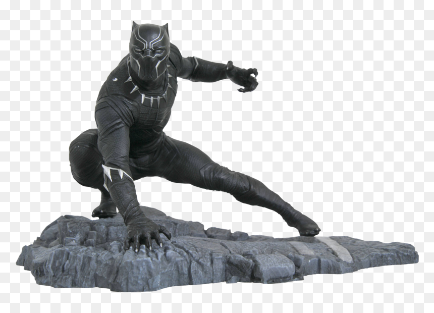 Marvel Gallery Black Panther - Black Panther Diamond Select, HD Png Download - marvel black panther png