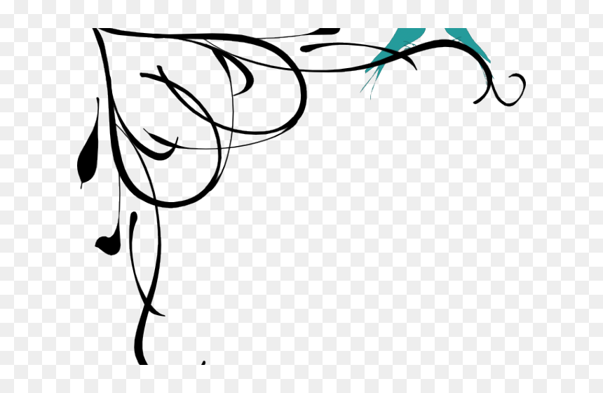 Love Birds Png Transparent Images - Border Clipart, Png Download - love birds png