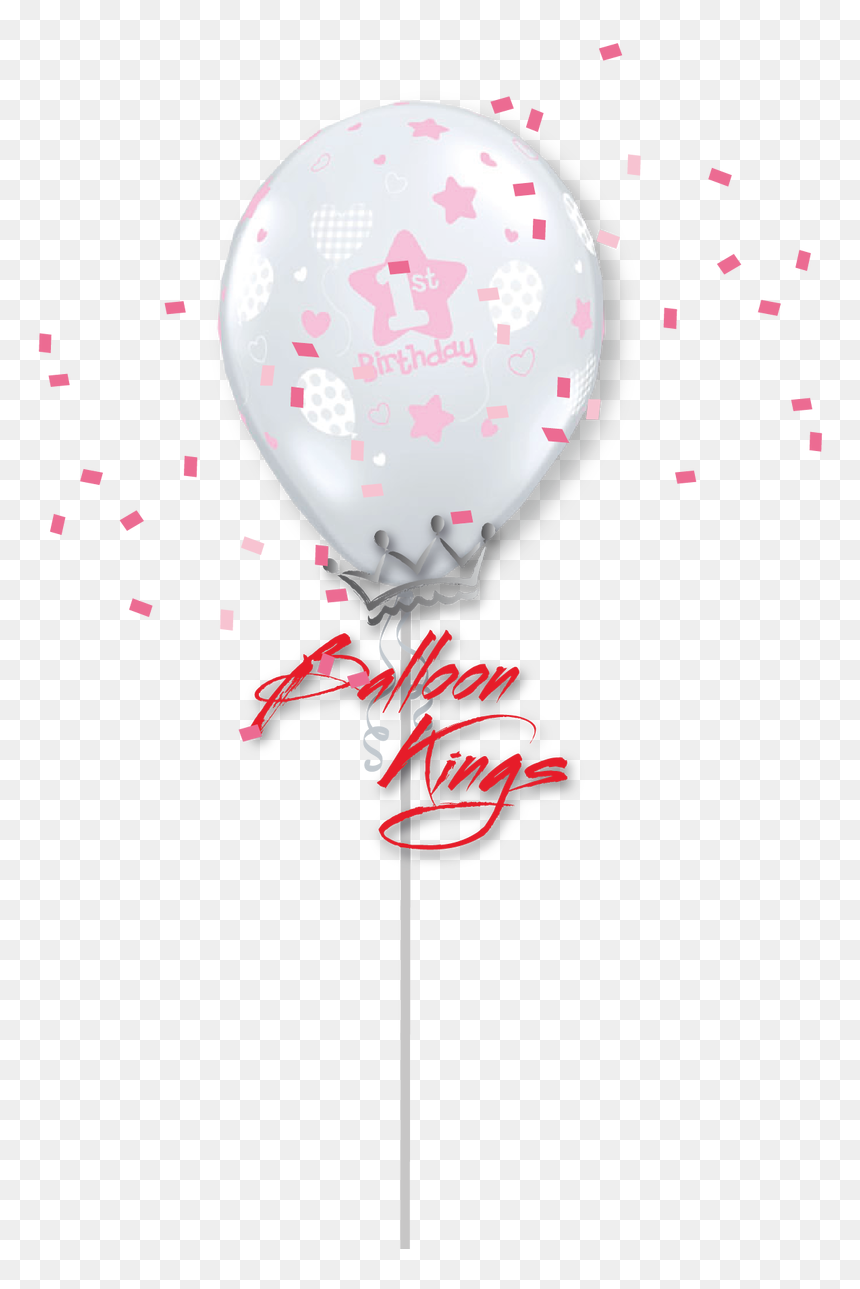 11in Latex First Birthday Girl - Birthday Girl Balloons Png, Transparent Png - birthday girl png