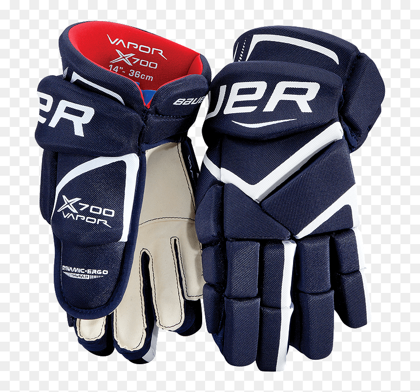 Bauer Vapor X700 Gloves, HD Png Download - crossed hockey sticks png