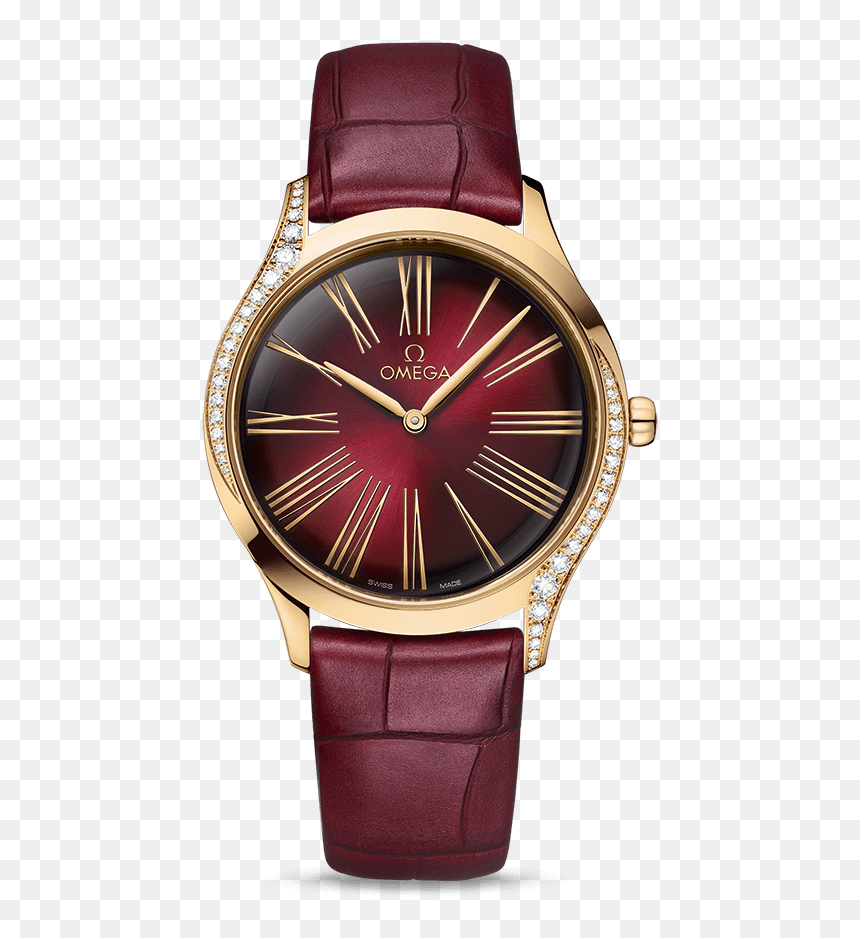 Omega Lady Watch Leather Strap, HD Png Download - moonshine png