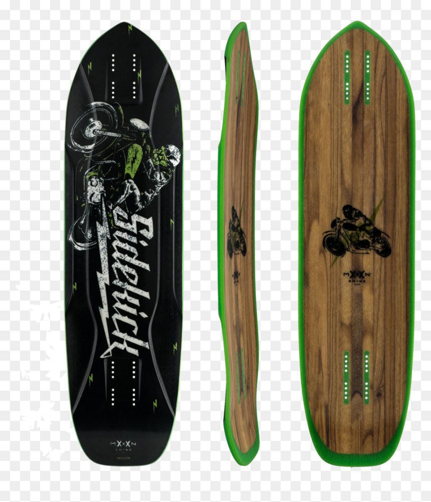 Moonshine Mfg 2018 Sidekick Longboard Skateboard Deck - Longboard Moonshine Mfg Sidekick, HD Png Download - moonshine png