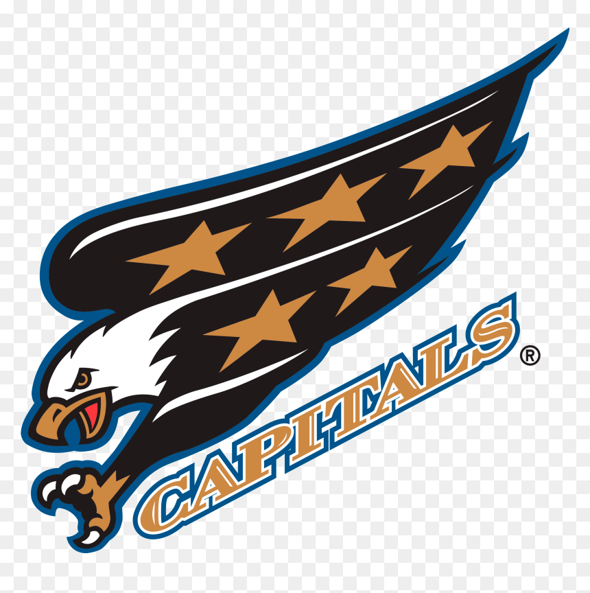 Washington Capitals Logo 2006, HD Png Download - crossed hockey sticks png