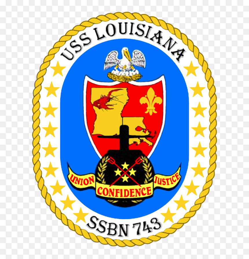 Uss Louisiana Ssbn 743 Logo, HD Png Download - us navy png