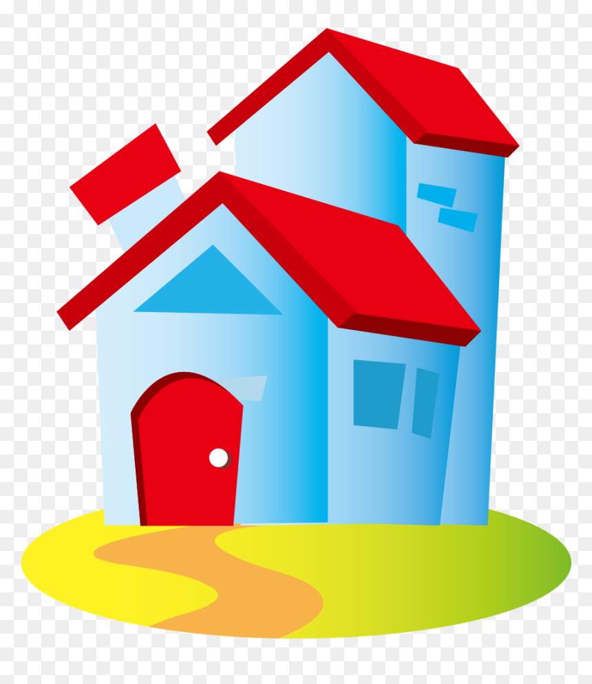 House Cartoon Clip Art - Cute House Cartoon Png, Transparent Png - house cartoon png
