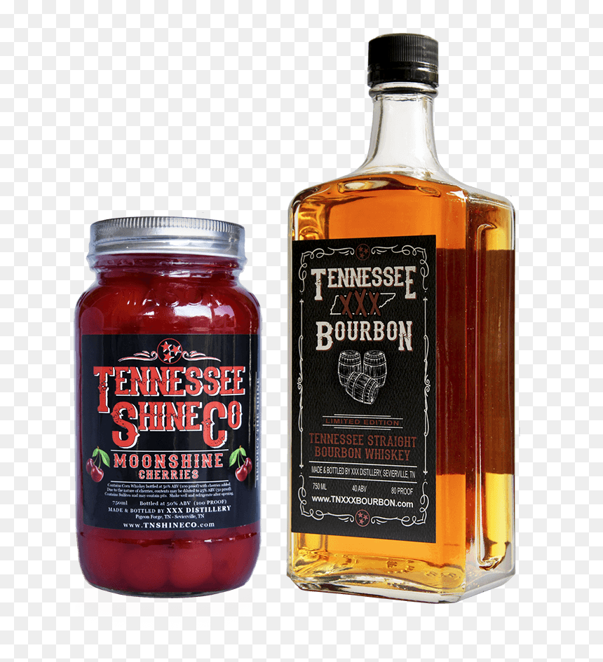 Tennessee Moonshine - Glass Bottle, HD Png Download - moonshine png