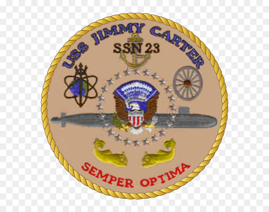 Uss Jimmy Carter Ssn 23 Logo, HD Png Download - us navy png