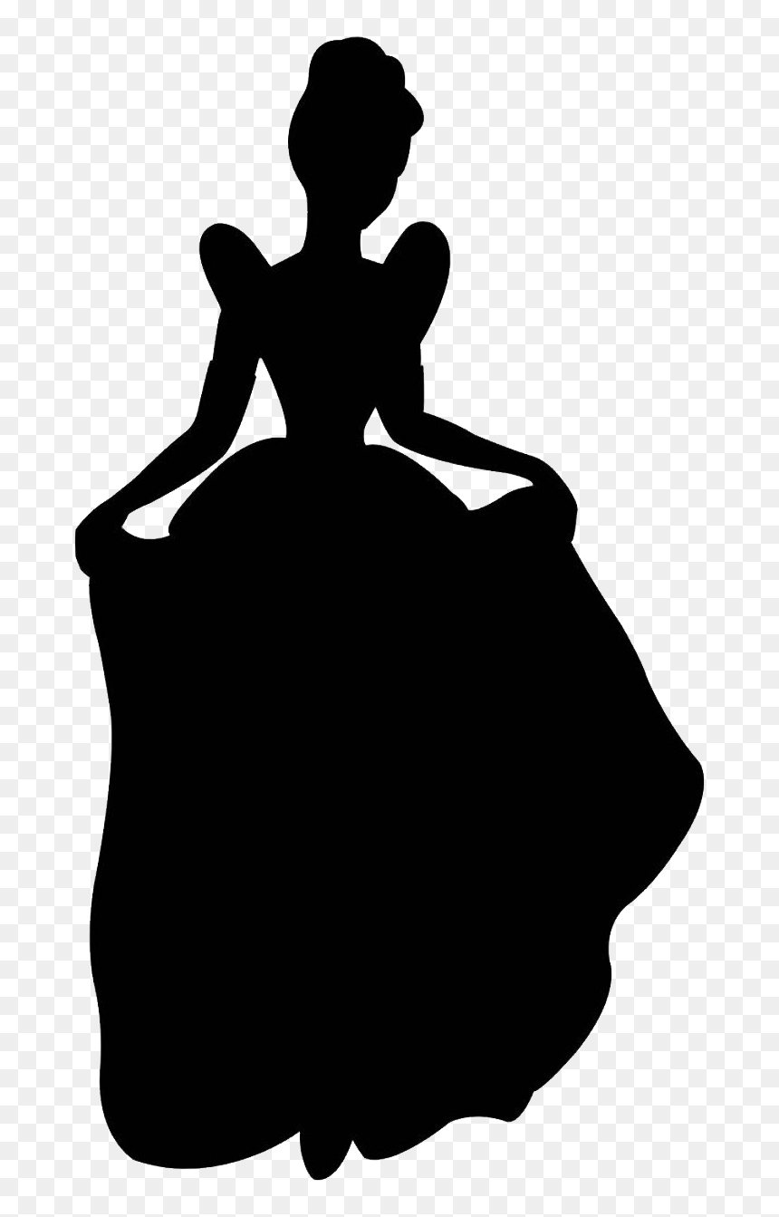 Cinderella Png, Transparent Png - cinderella silhouette png