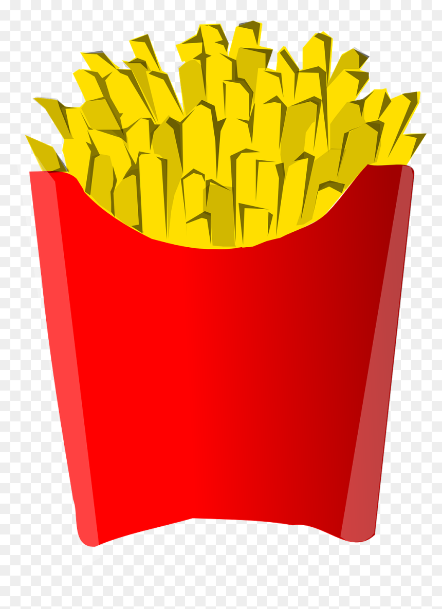 Transparent Background Fries Clipart, HD Png Download - potato chips png