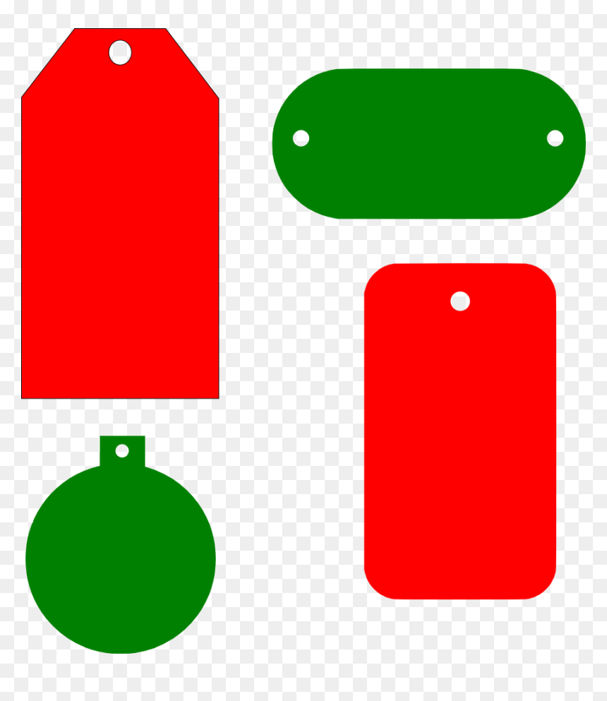 Christmas Gift Tag - Merry Christmas Tags, HD Png Download - christmas gift tag png
