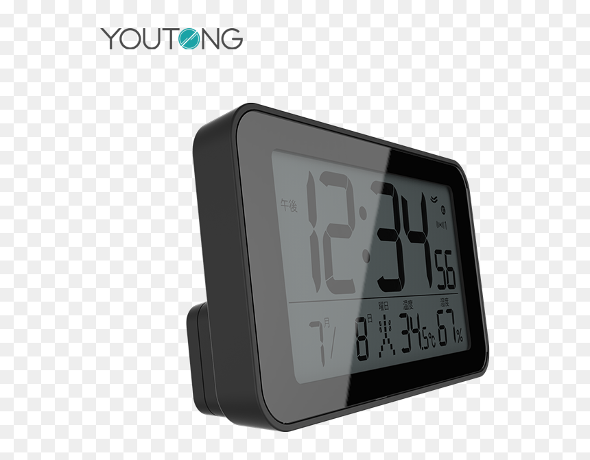 Transparent Digital Alarm Clock Png - Radio Clock, Png Download - digital alarm clock png