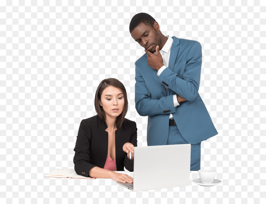 Office - Management, HD Png Download - thinking person png
