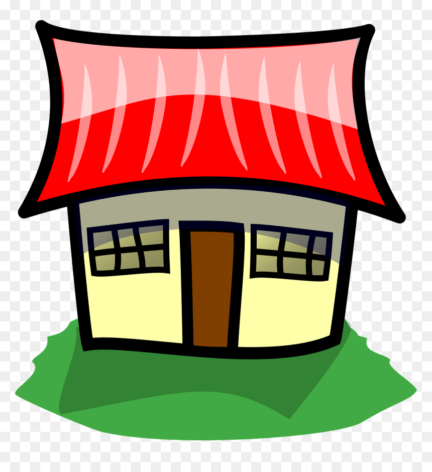 Shelter Clipart, HD Png Download - house cartoon png
