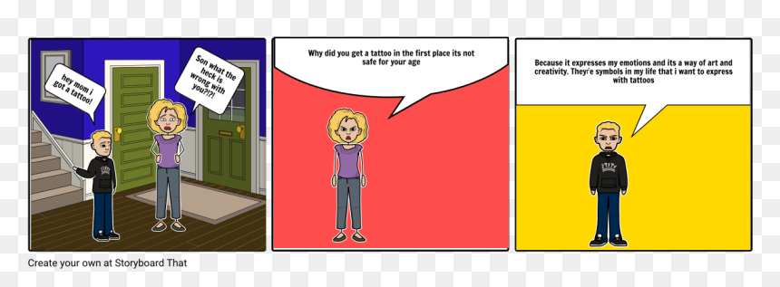 Cartoon, HD Png Download - mom tattoo png