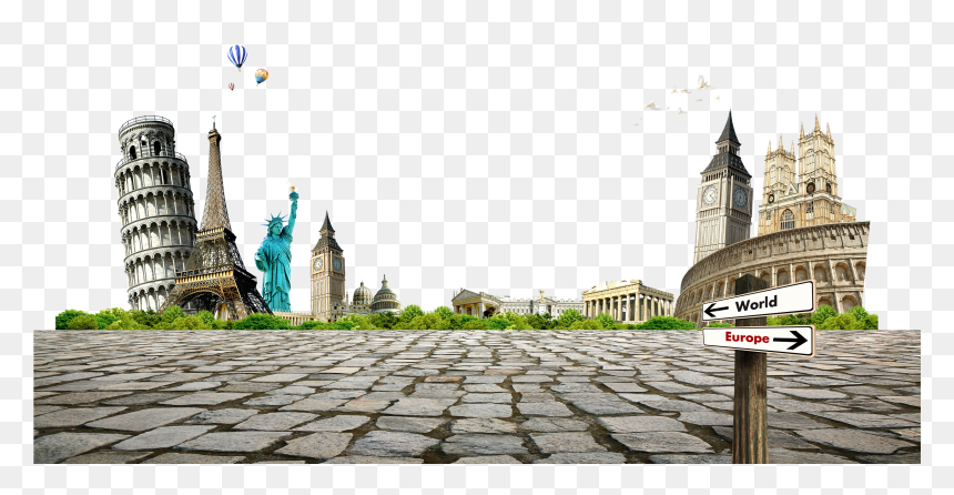 Transparent Leaning Tower Of Pisa Png - Monuments In Europe Png, Png Download - leaning tower of pisa png