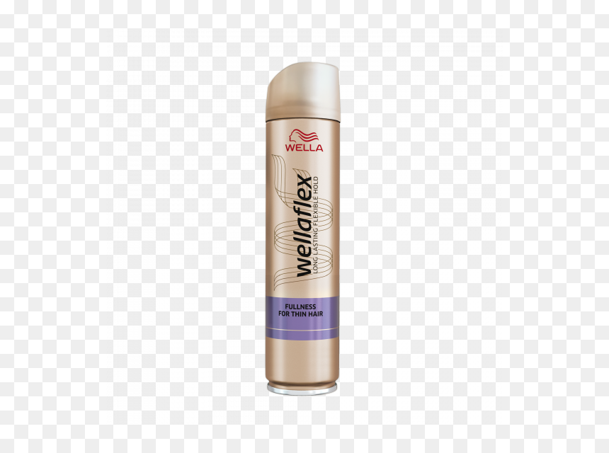 Fullness For Thin Hair Ultra Strong Hairspray 250 Ml - Wellaflex Fullness For Fine Hair, HD Png Download - hair strands png