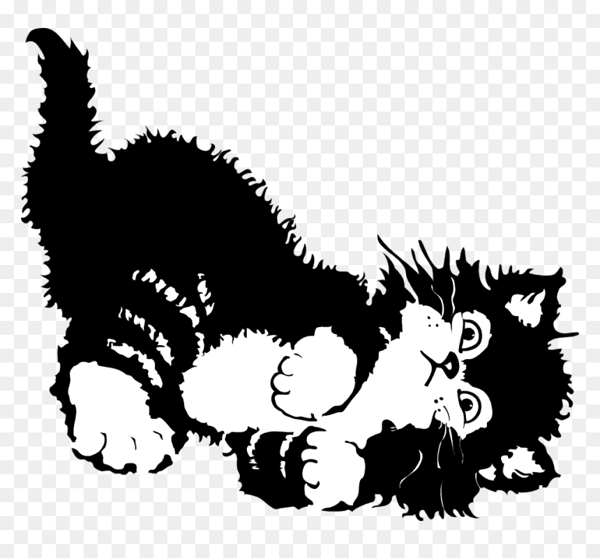 Illustration Of A Kitten Playing - After Dealing With So Many Stupid People, HD Png Download - funny cat png