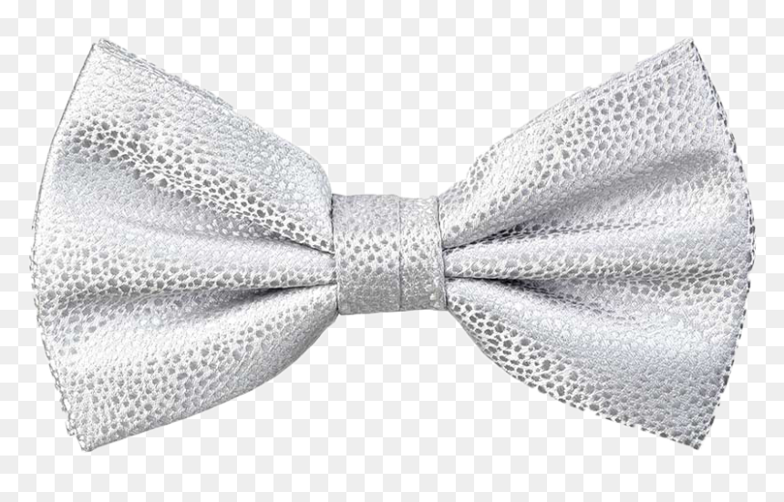 Textured Damon Bow Tie In Silver Reptile - Paisley, HD Png Download - black bow tie png