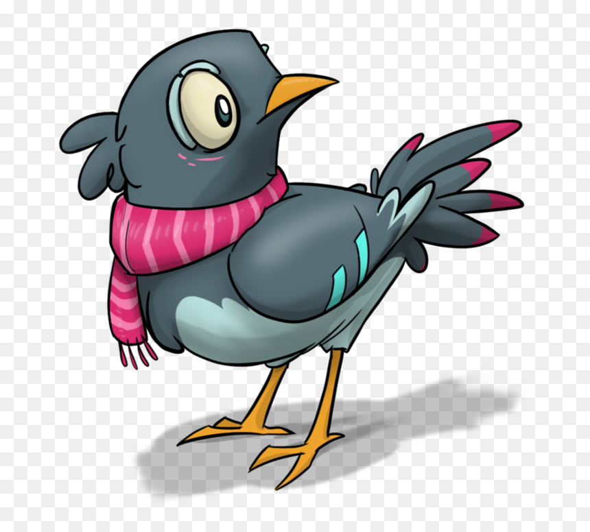 Birb Drawing Love Bird Huge Freebie Download For Powerpoint - Pigeons Cartoon, HD Png Download - love birds png