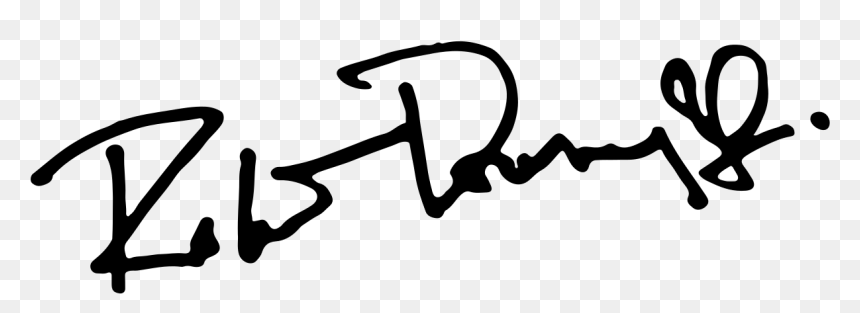 Rdj Signature, HD Png Download - robert downey jr png