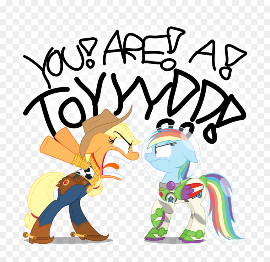 My Little Pony Toy Story, HD Png Download - woody toy story png