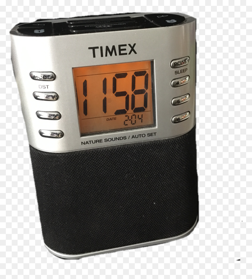 Timex Nature Sounds Digital Alarm Clock And 10 Similar - Radio Clock, HD Png Download - digital alarm clock png