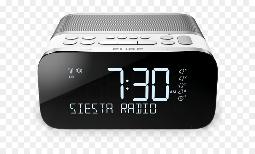 Klockradio Pure Siesta Rise, HD Png Download - digital alarm clock png