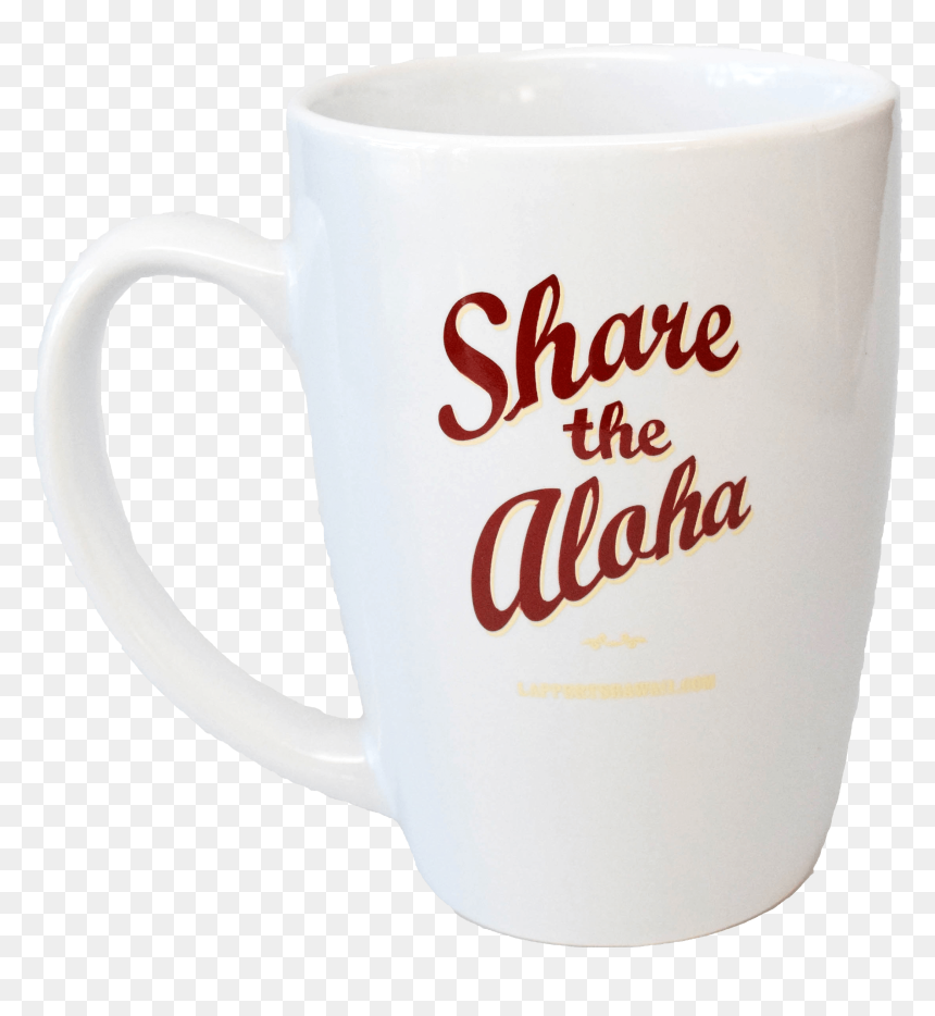Share The Aloha Mug White - Bakery Shop, HD Png Download - white mug png