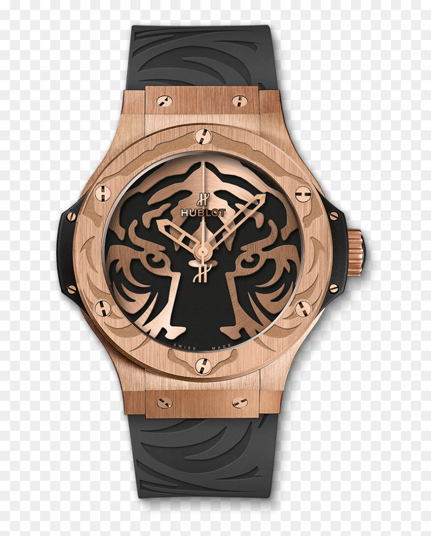Big Bang Black Jaguar White Tiger Foundation Gold - Hublot Big Bang Black Jaguar White Tiger, HD Png Download - black jaguar png