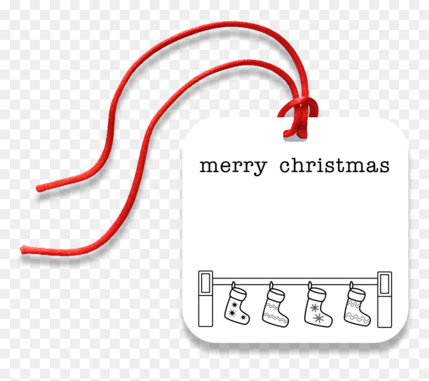 Christmas Gift Tag - Graphics, HD Png Download - christmas gift tag png