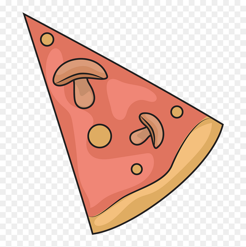 Pizza Slice Clipart, HD Png Download - pizza slice clipart png