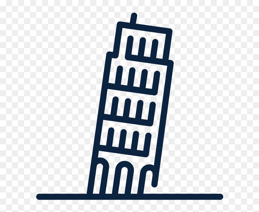 Transparent College Majors Clipart - Chałupy 6, HD Png Download - leaning tower of pisa png