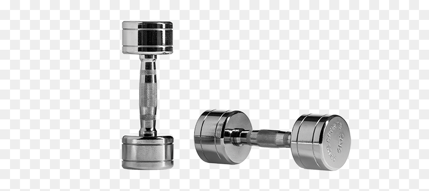 Hantle Chromowane 10 Kg, HD Png Download - dumbbells png