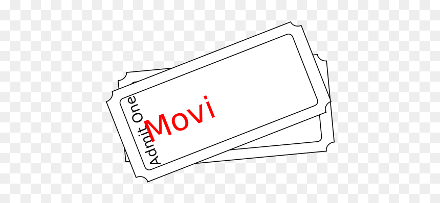 List Ticket Button Svg Clip Arts - Line Art, HD Png Download - admit one ticket png