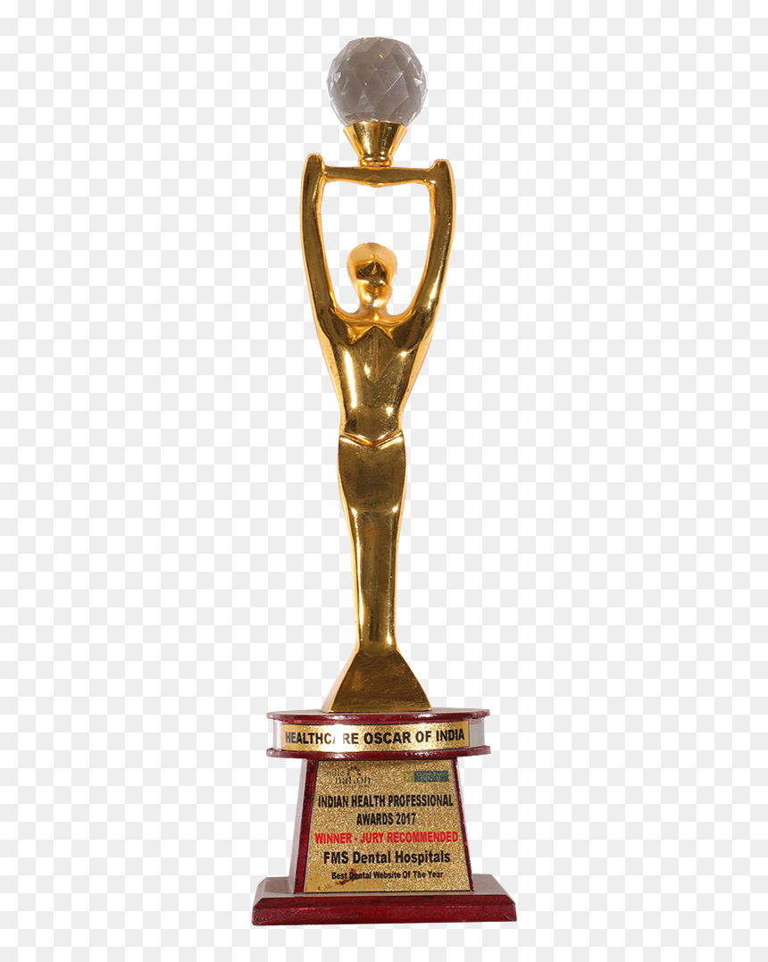 Best Dental Website Of The Year - Trophy, HD Png Download - oscar trophy png